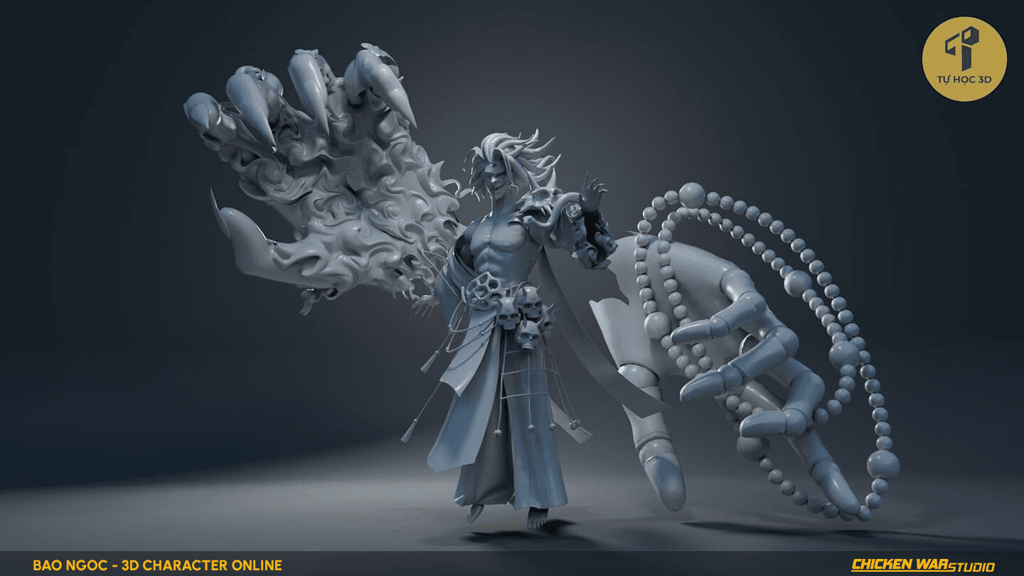 Chicken War Studio Student work, Bao Ngoc - Onmyoji