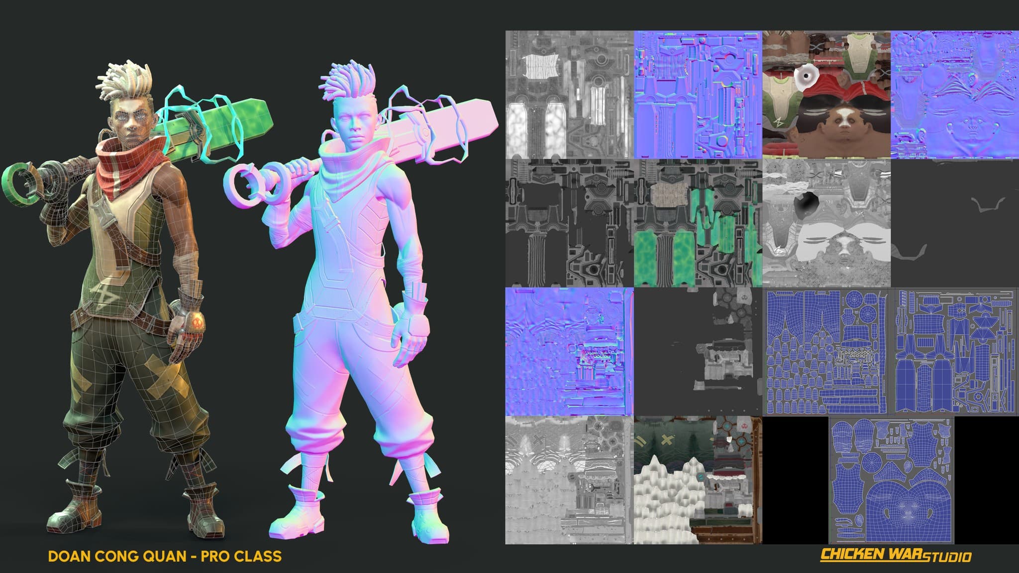 Chicken War Studio Student work, Doan Cong Quan - Ekko