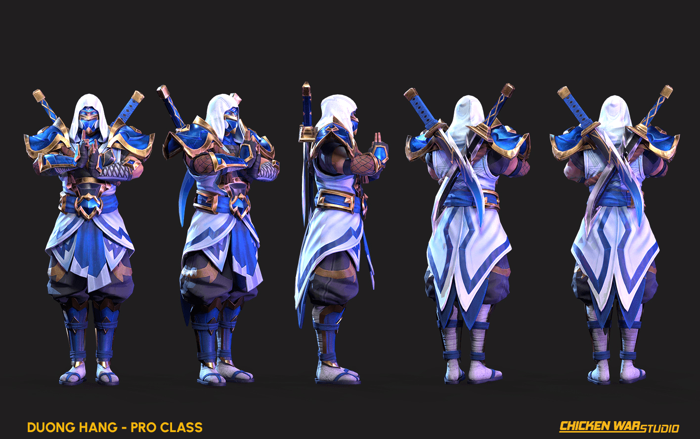 Chicken War Studio Student work, Duong Hang - Shockblade Shen
