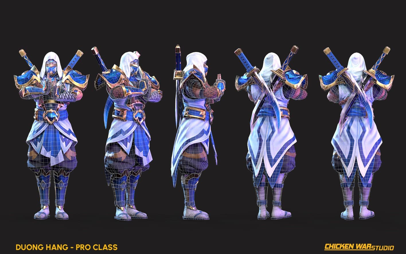 Chicken War Studio Student work, Duong Hang - Shockblade Shen