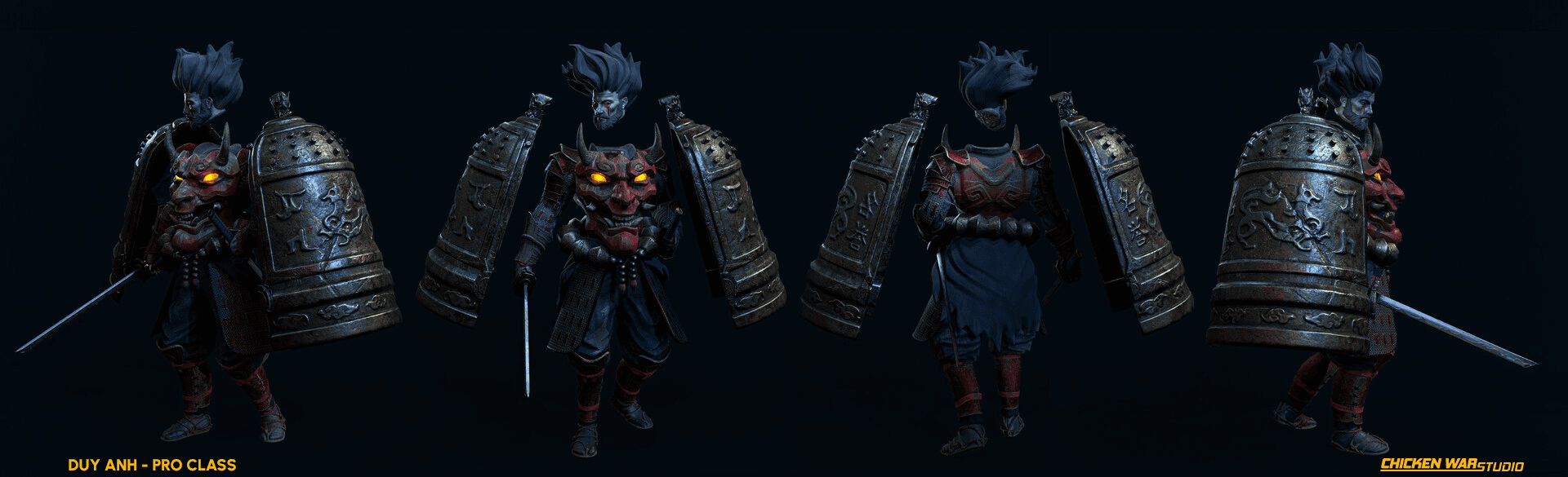 Chicken War Studio Student work, Duy Anh - Daimyo The Shogunate