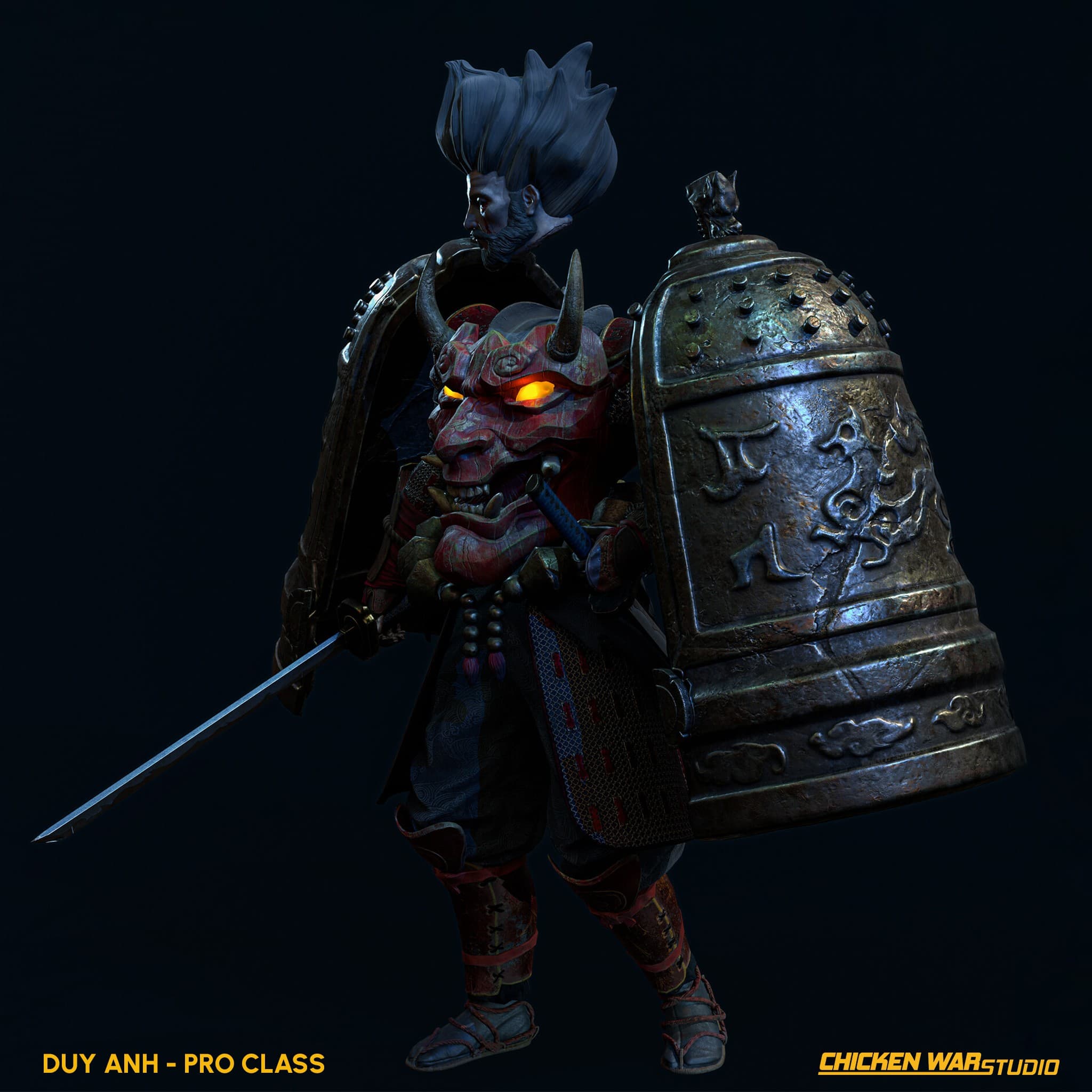 Chicken War Studio Student work, Duy Anh - Daimyo The Shogunate