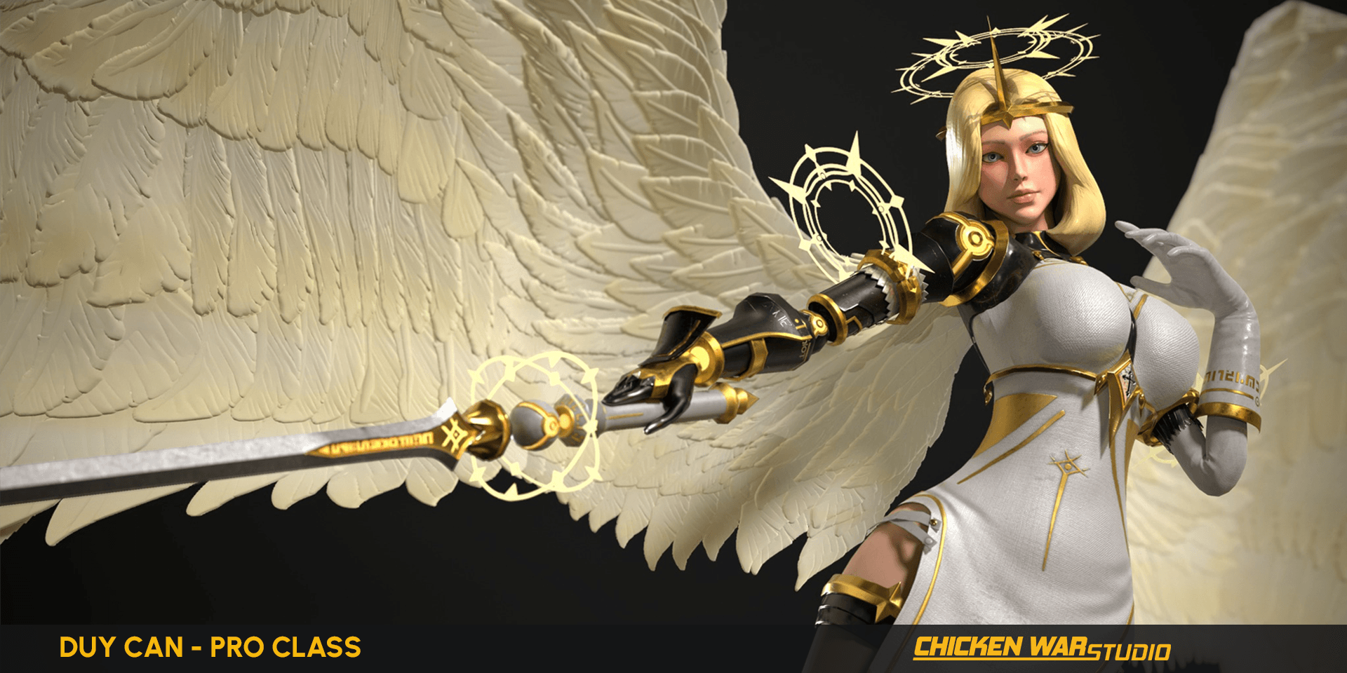Chicken War Studio Student work, Duy Can - Angel