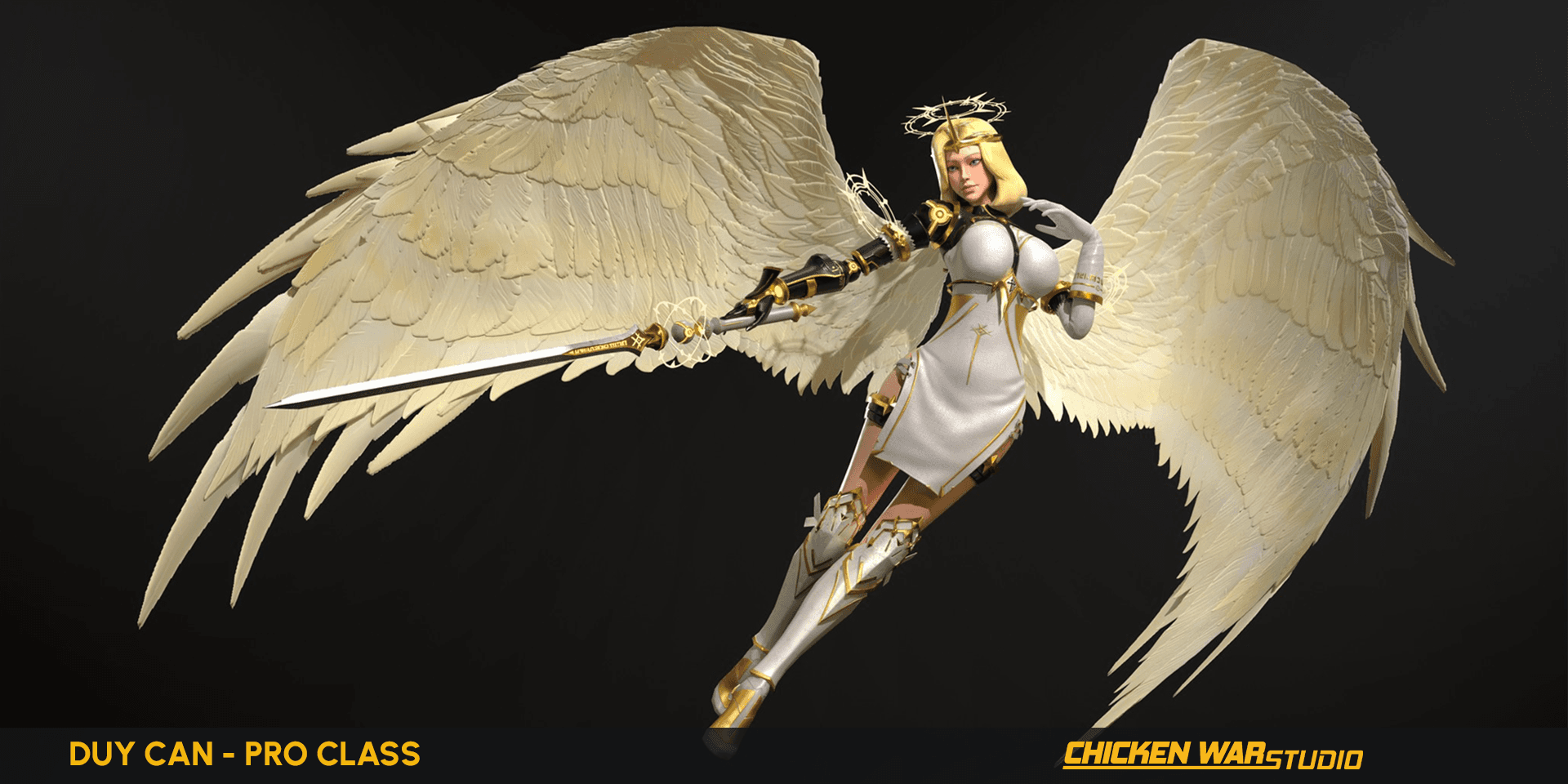 Chicken War Studio Student work, Duy Can - Angel