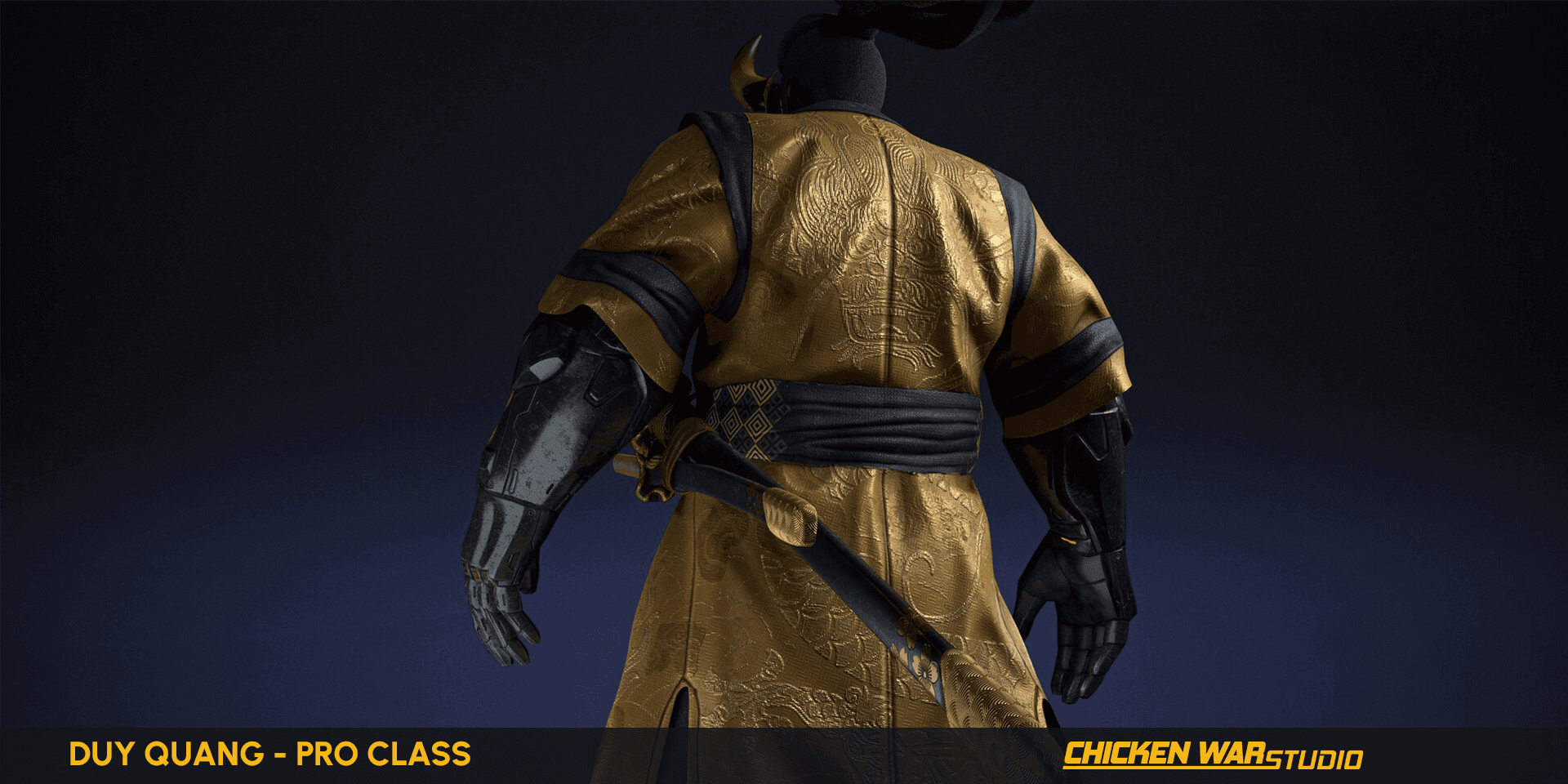 Chicken War Studio Student work, Duy Quang - Cyperpunk Samurai