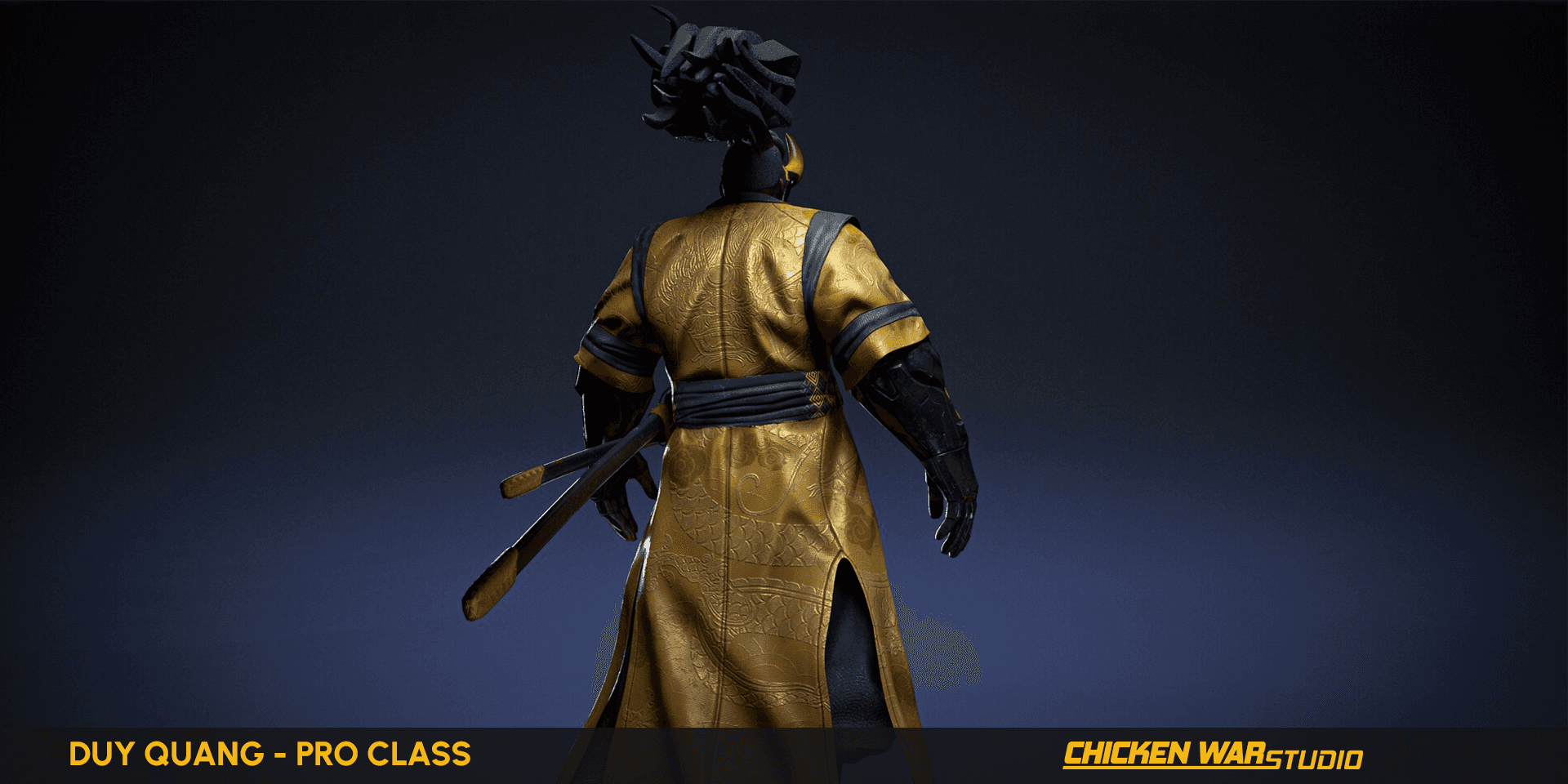 Chicken War Studio Student work, Duy Quang - Cyperpunk Samurai
