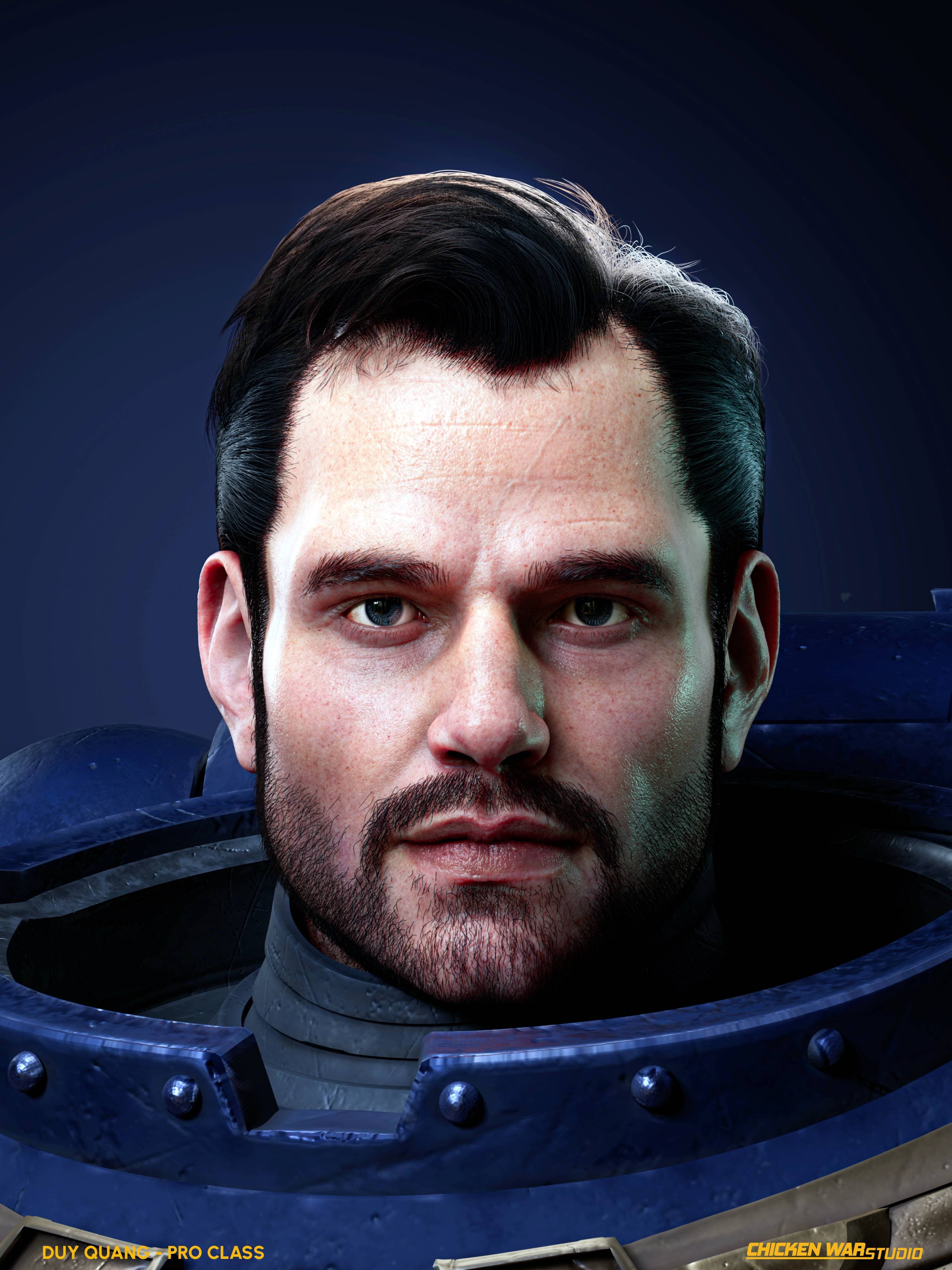 Chicken War Studio Student work, Duy Quang - Space Marine
