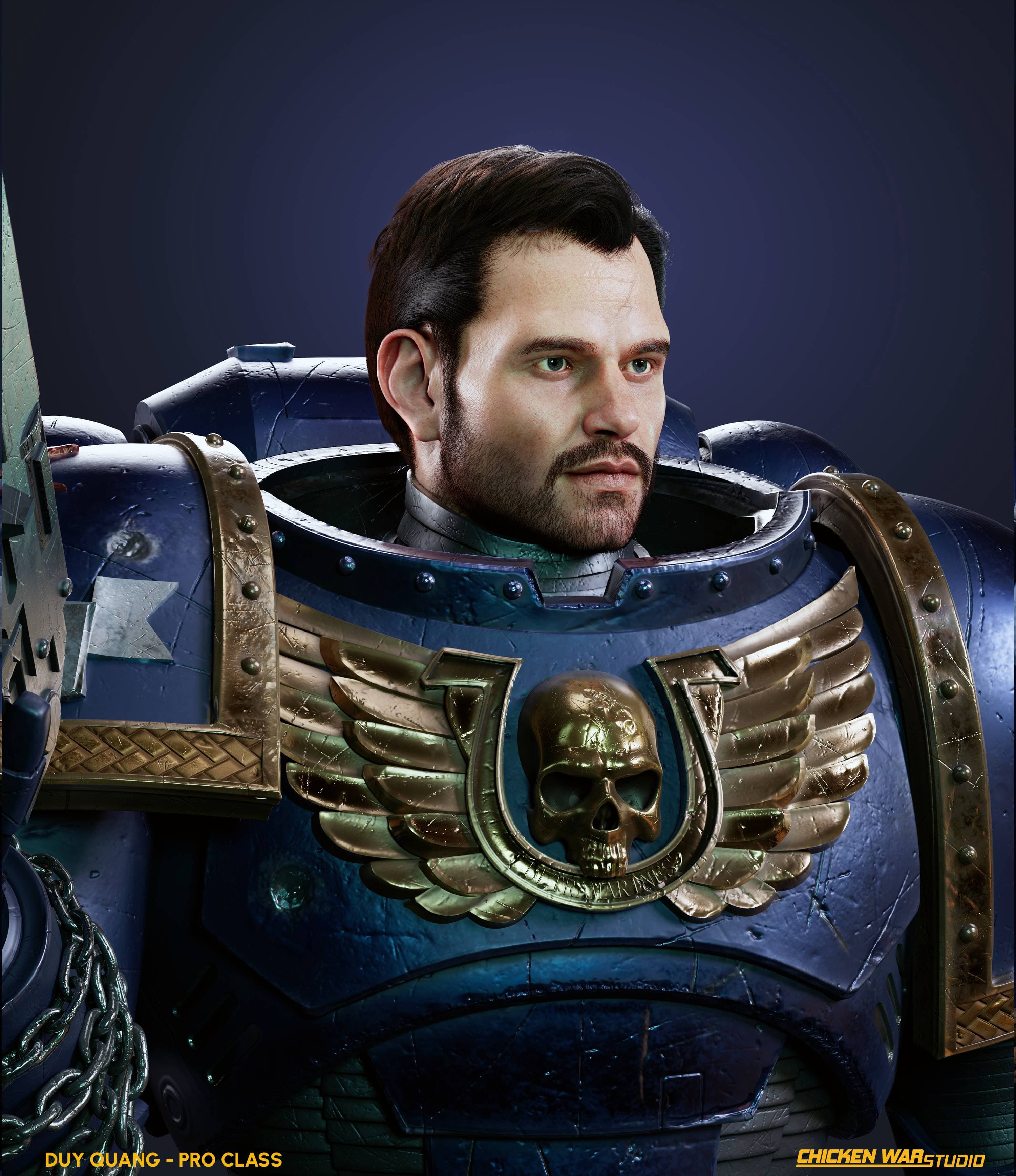 Chicken War Studio Student work, Duy Quang - Space Marine