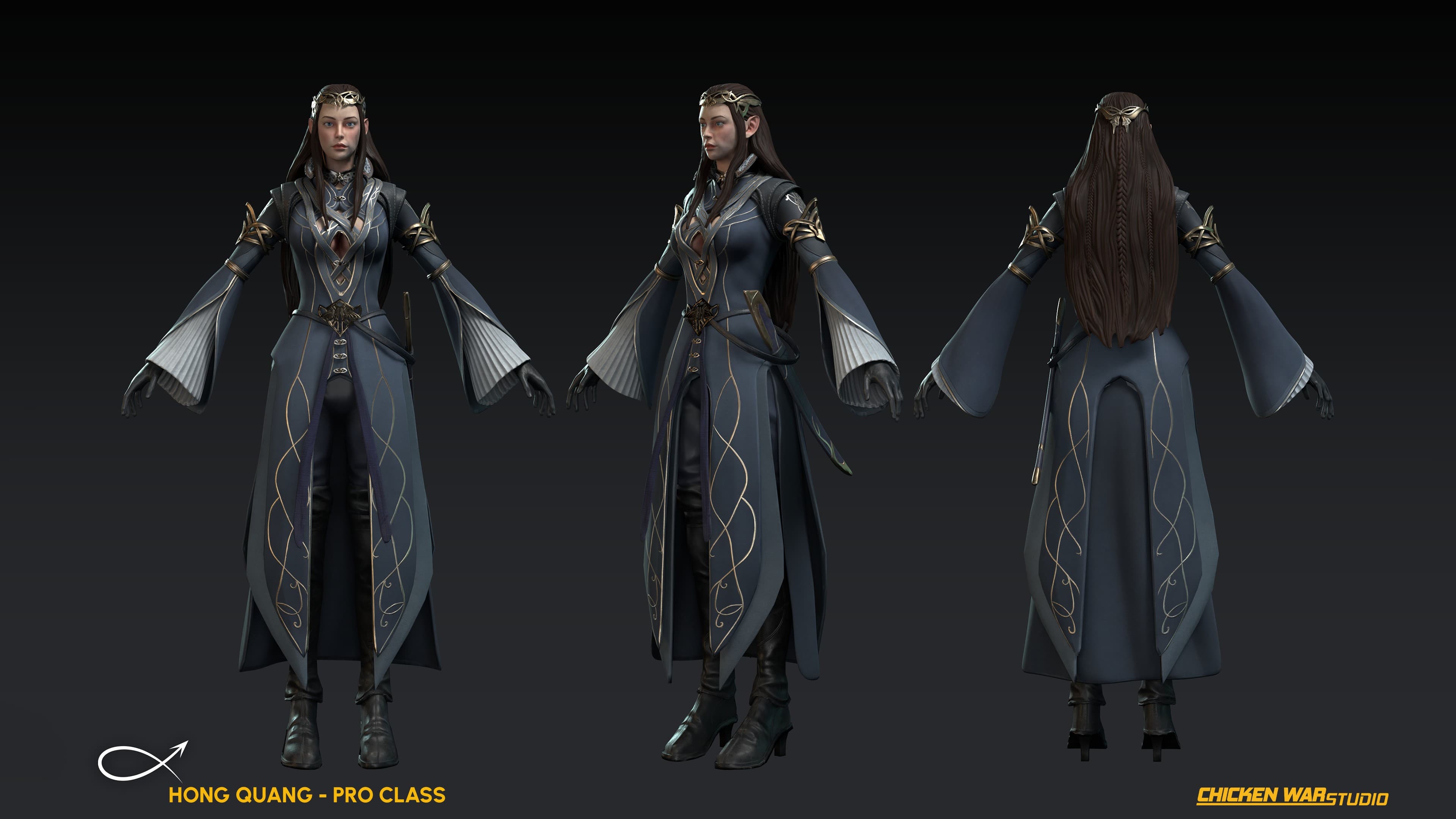 Chicken War Studio Student work, Hong Quang - Elf