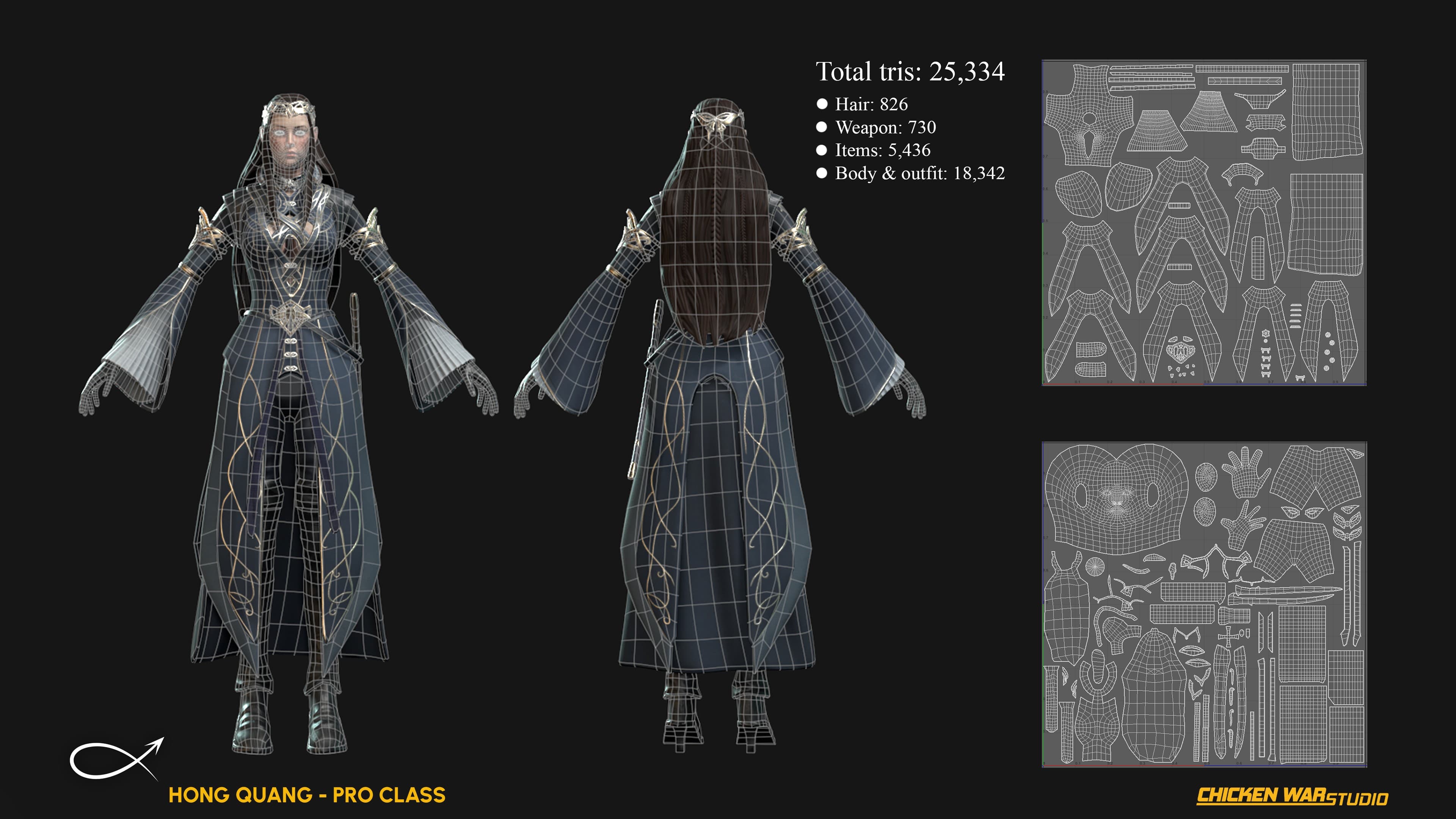 Chicken War Studio Student work, Hong Quang - Elf