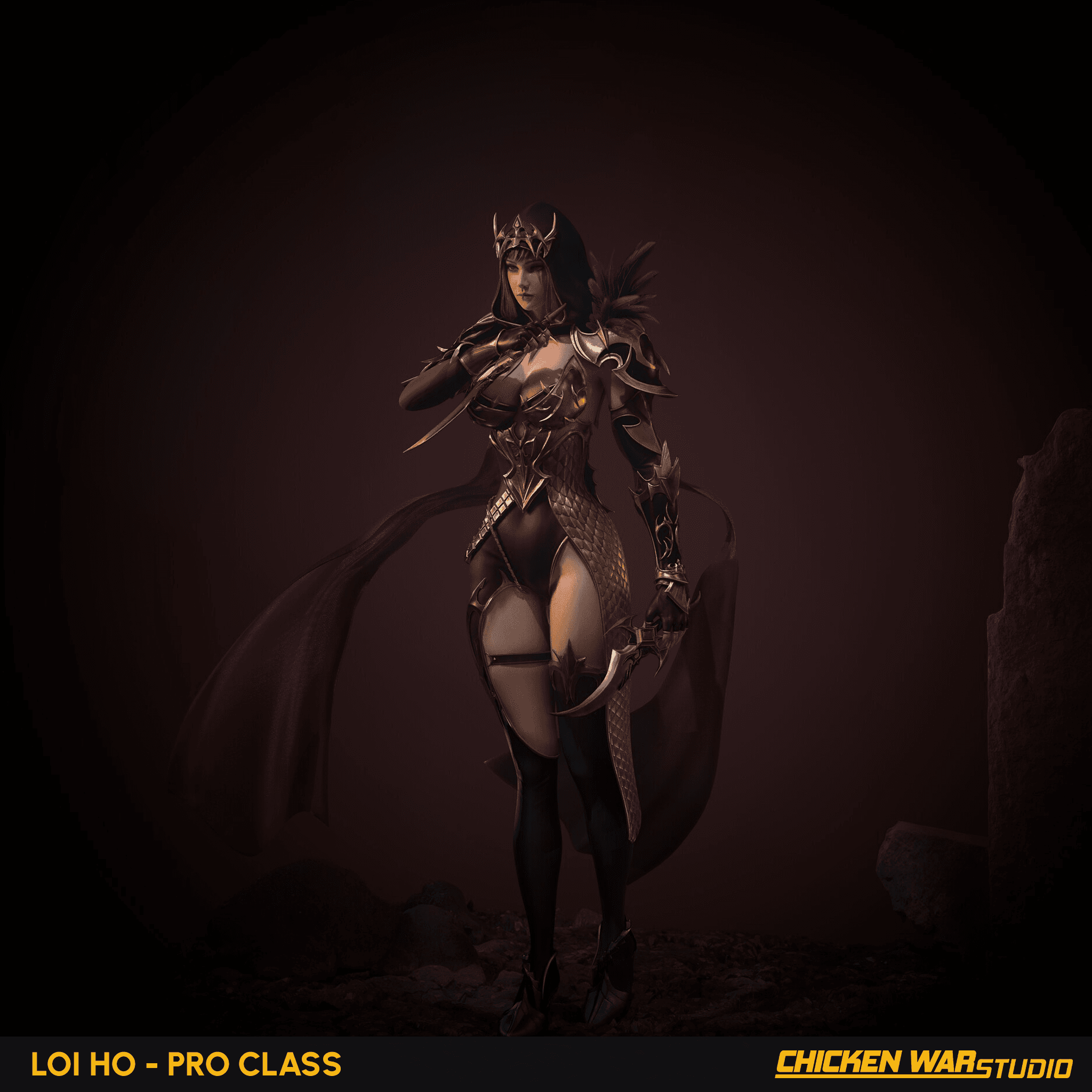 Chicken War Studio Student work, Loi Ho - Assassin