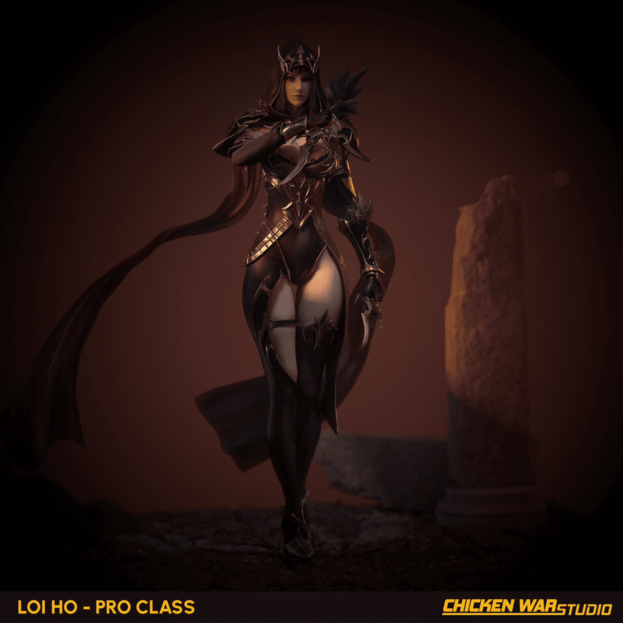 Chicken War Studio Student work, Loi Ho - Assassin