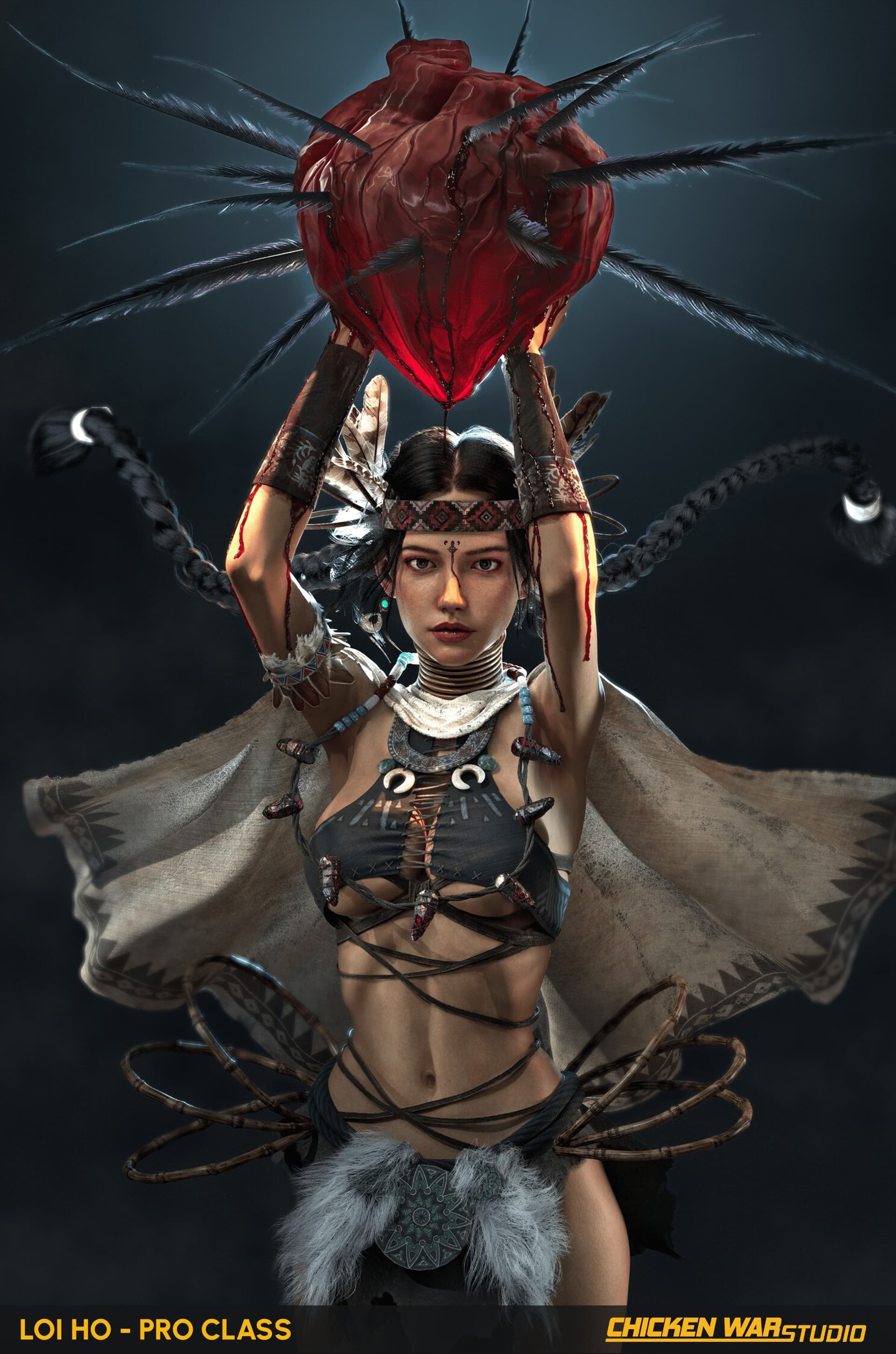 Chicken War Studio Student work, Loi Ho - Sacrifice
