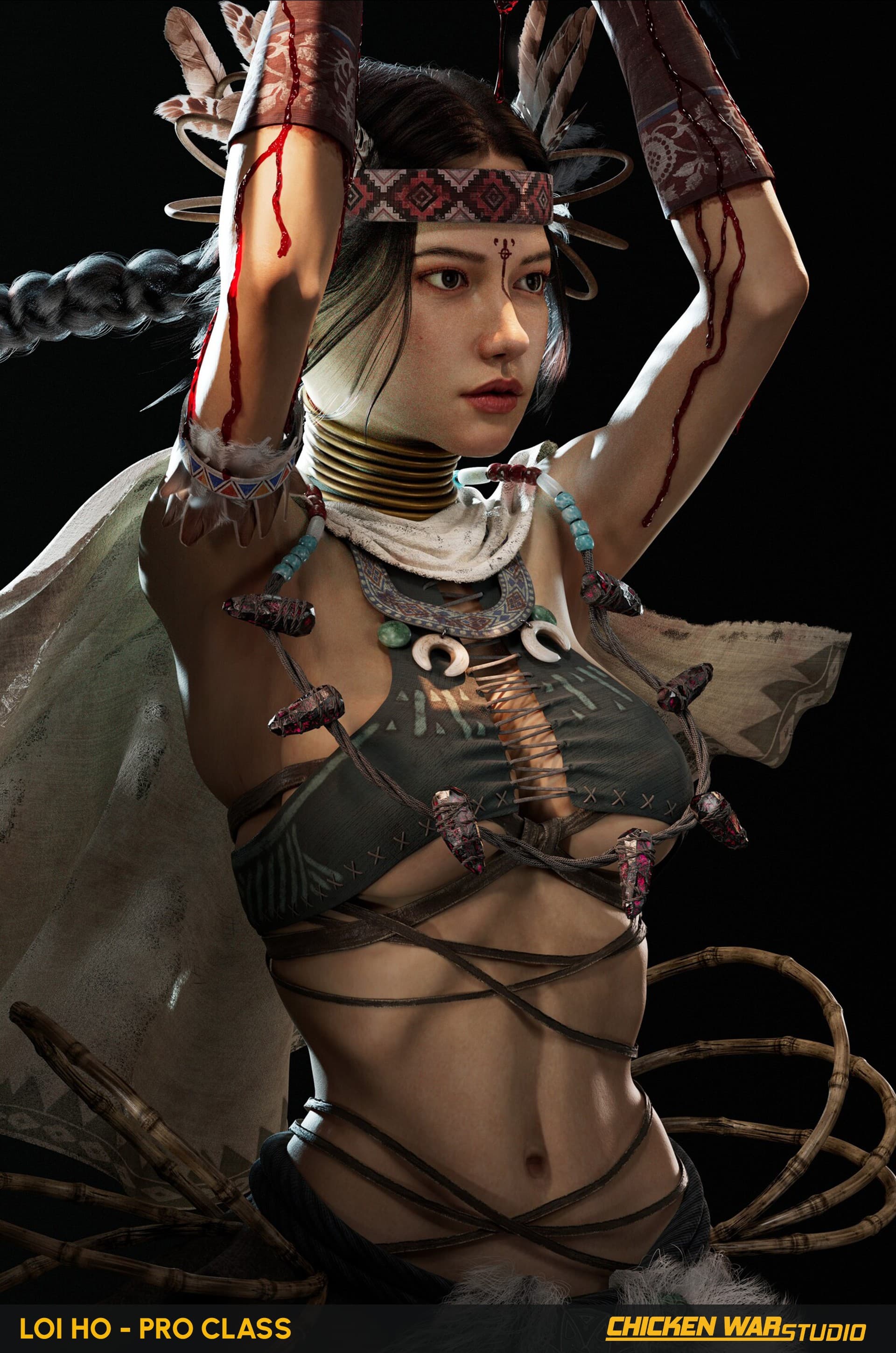 Chicken War Studio Student work, Loi Ho - Sacrifice