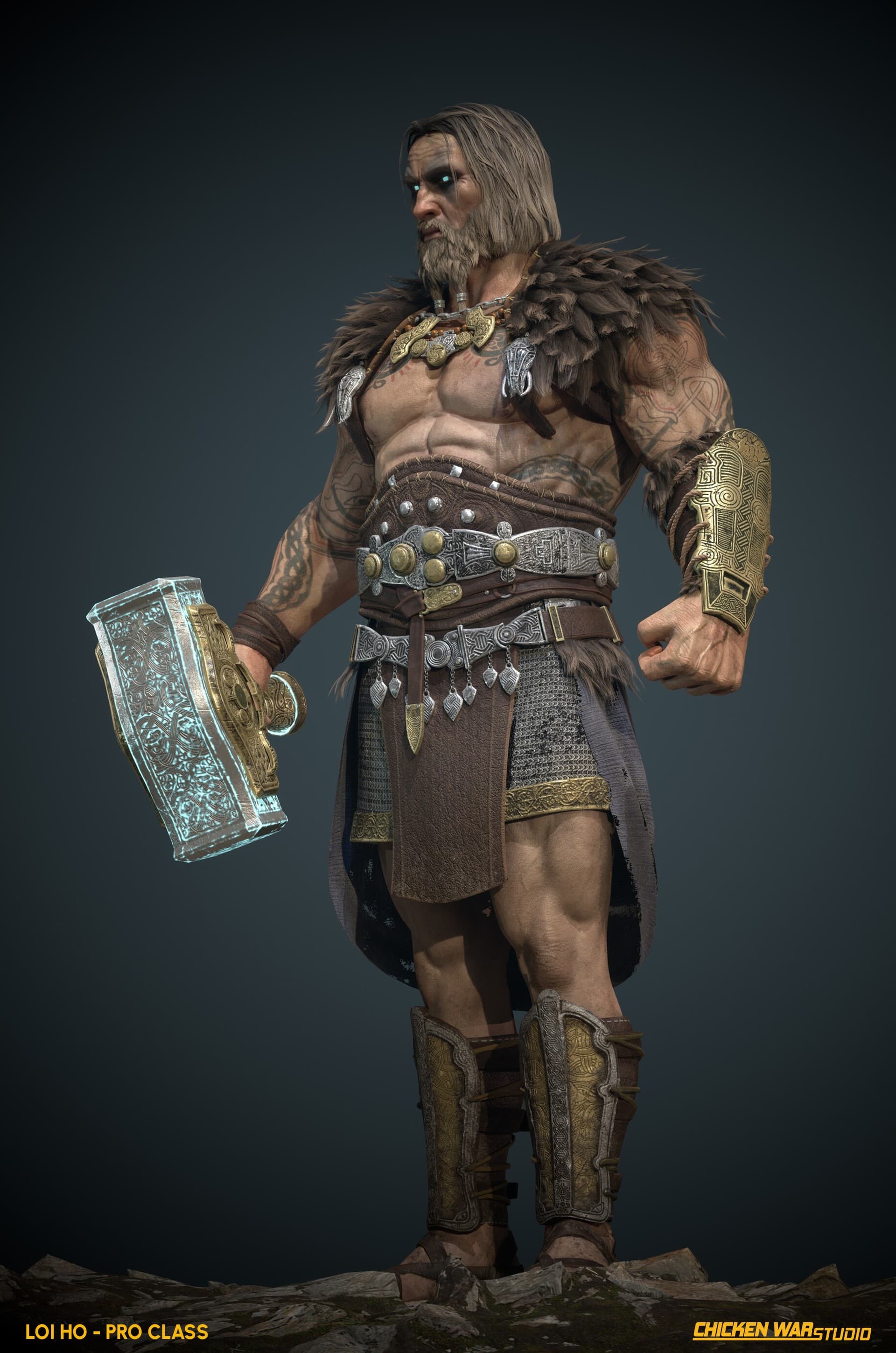 Chicken War Studio Student work, Loi Ho - Thor