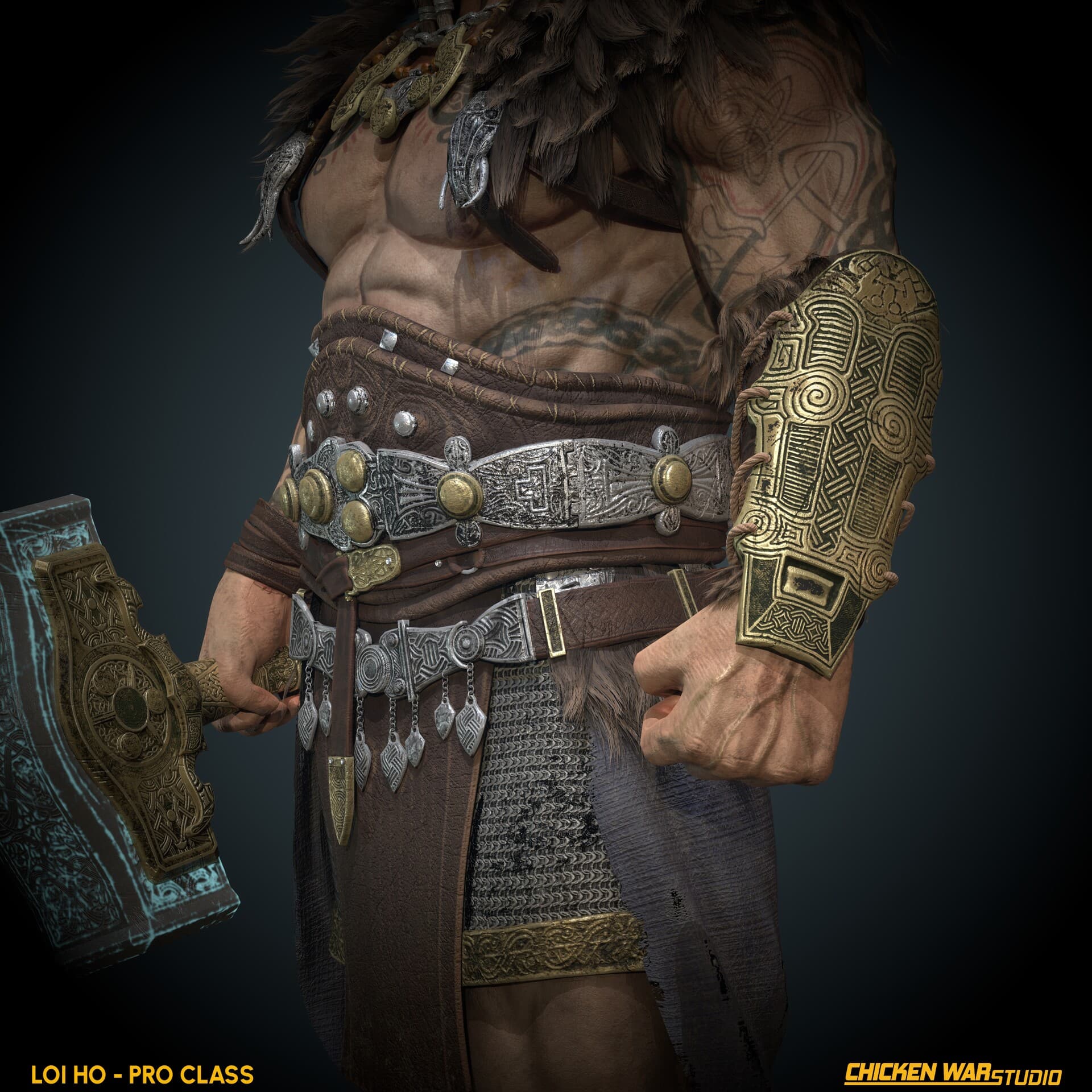 Chicken War Studio Student work, Loi Ho - Thor