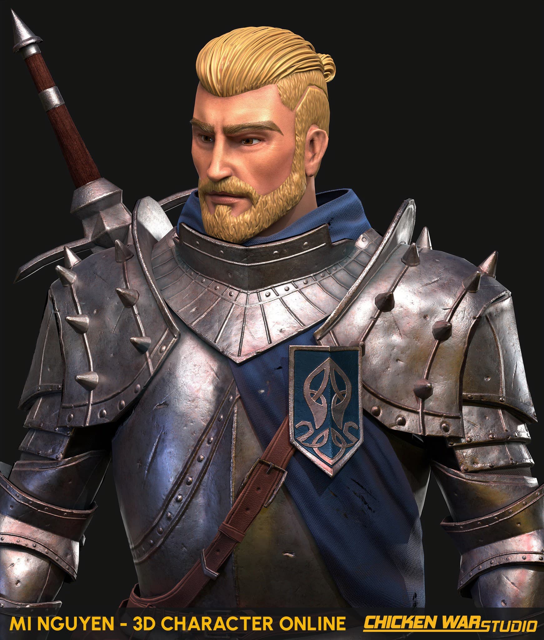 Chicken War Studio Student work, Mi Nguyen - Knight