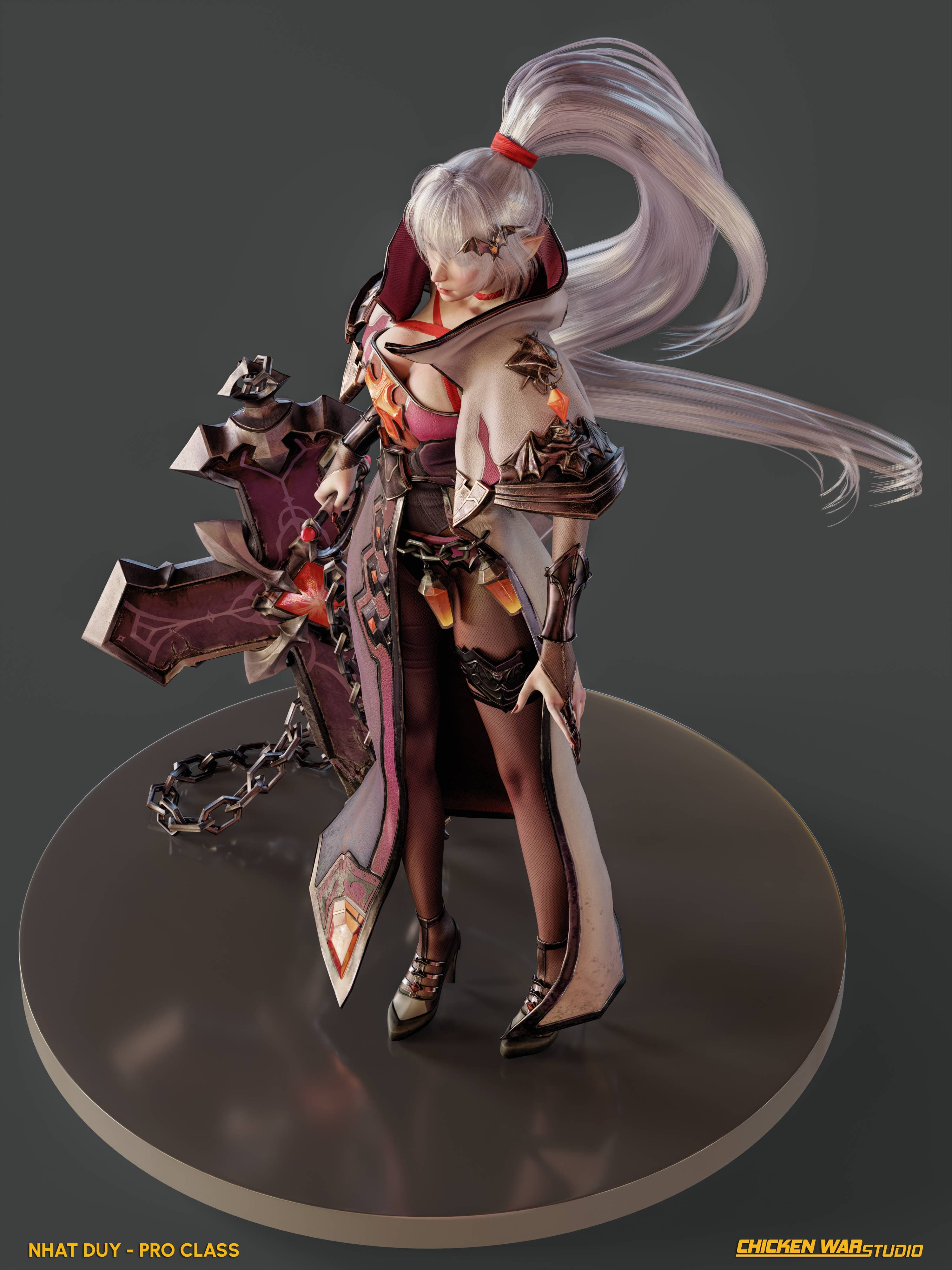 Chicken War Studio Student work, Nhat Duy - Female Knight