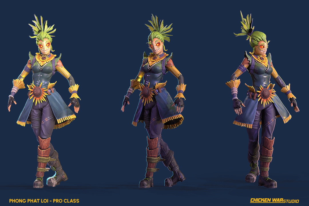 Chicken War Studio Student work, Phong Phat Loi - Straw Ops