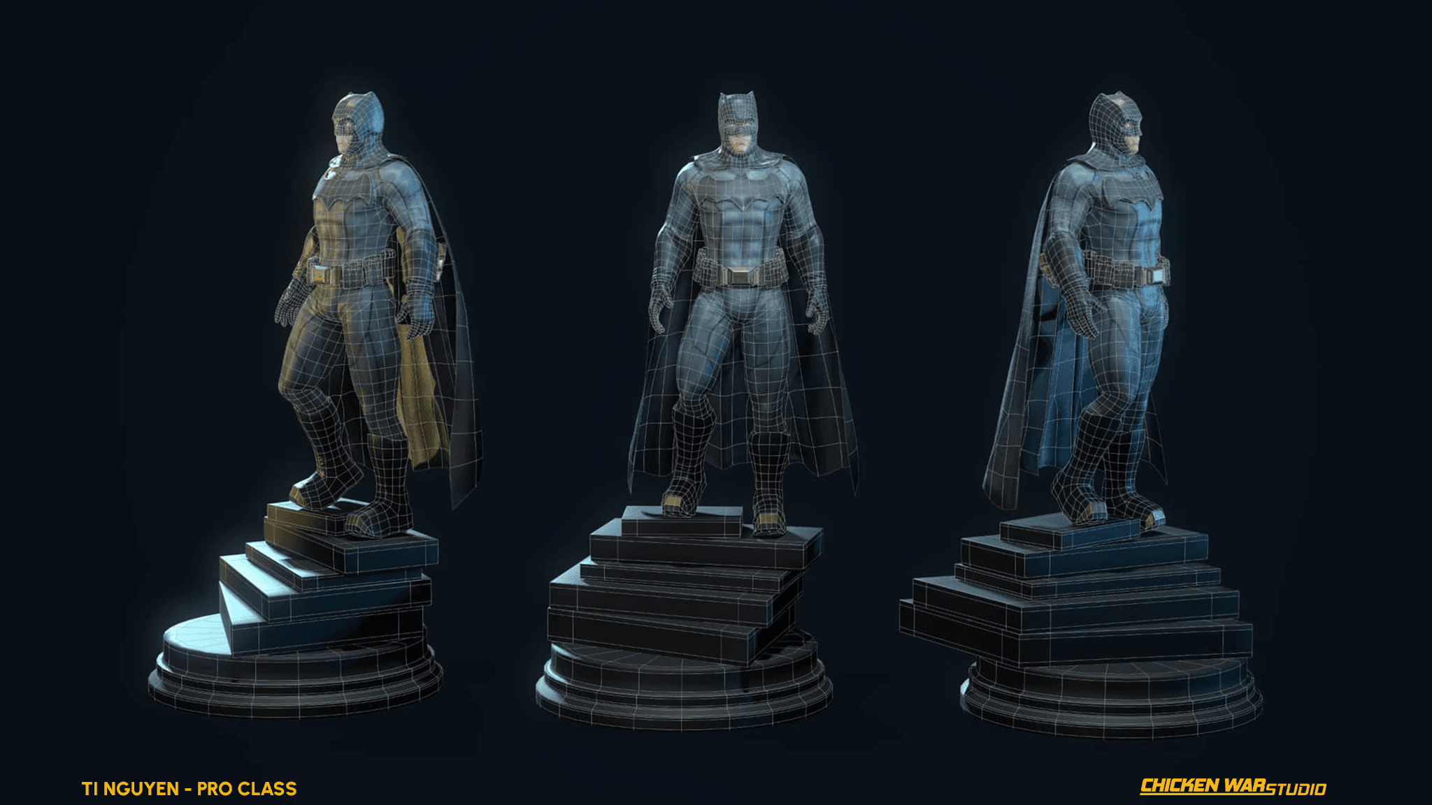 Chicken War Studio Student work, Ti Nguyen - Batman