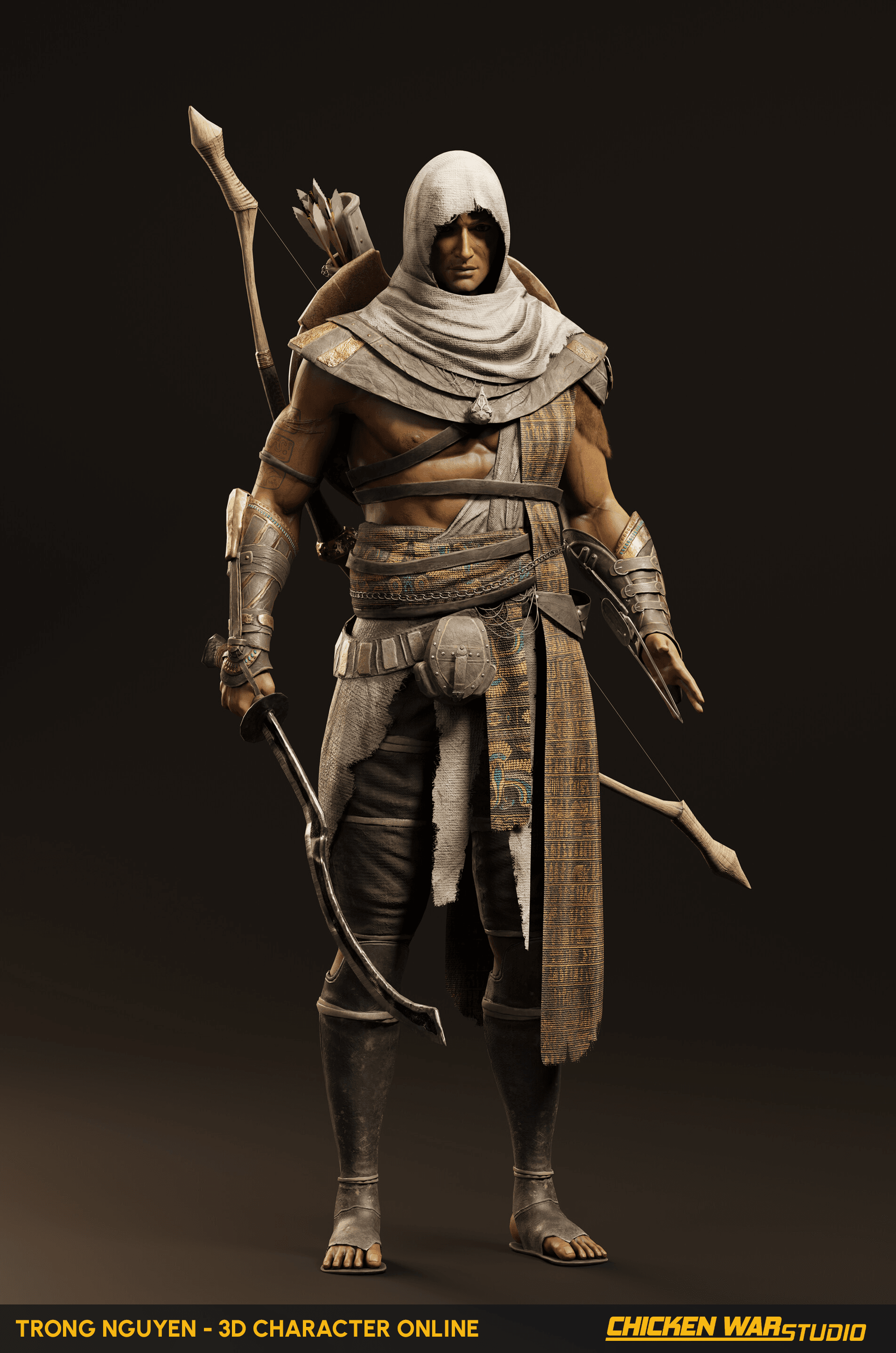 Chicken War Studio Student work, Trong Nguyen - BAYEK OF SIMA