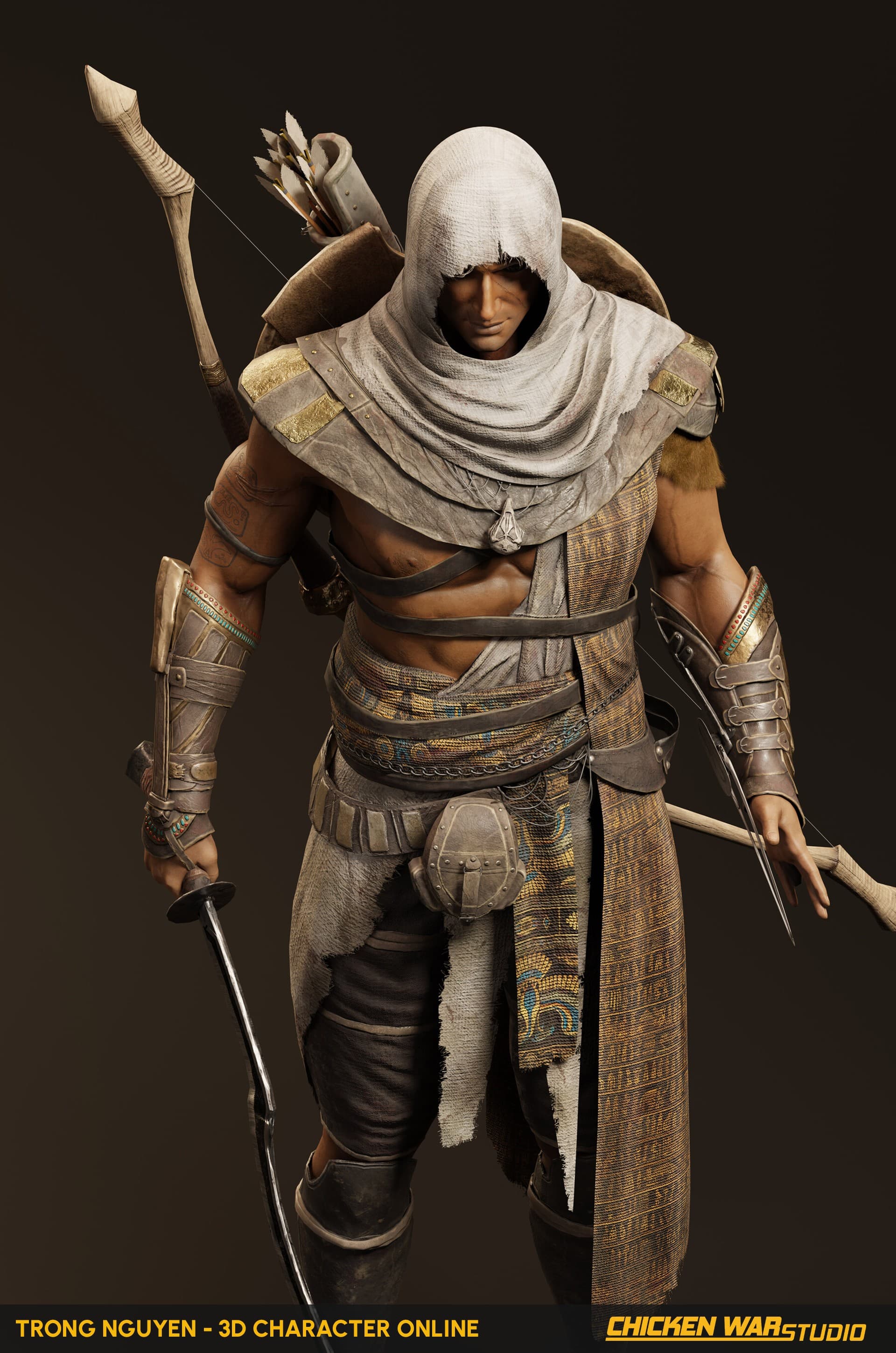 Chicken War Studio Student work, Trong Nguyen - BAYEK OF SIMA