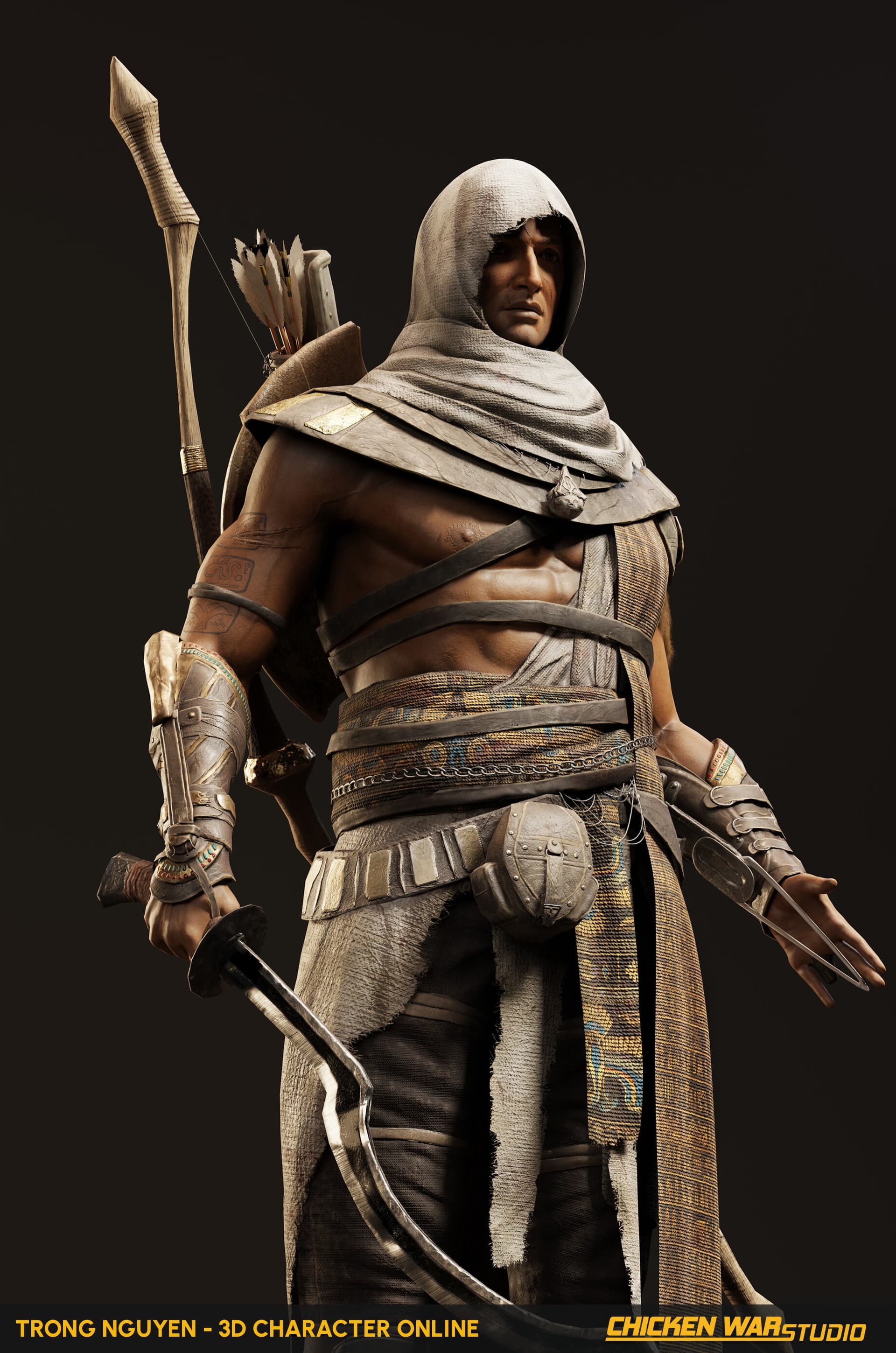 Chicken War Studio Student work, Trong Nguyen - BAYEK OF SIMA