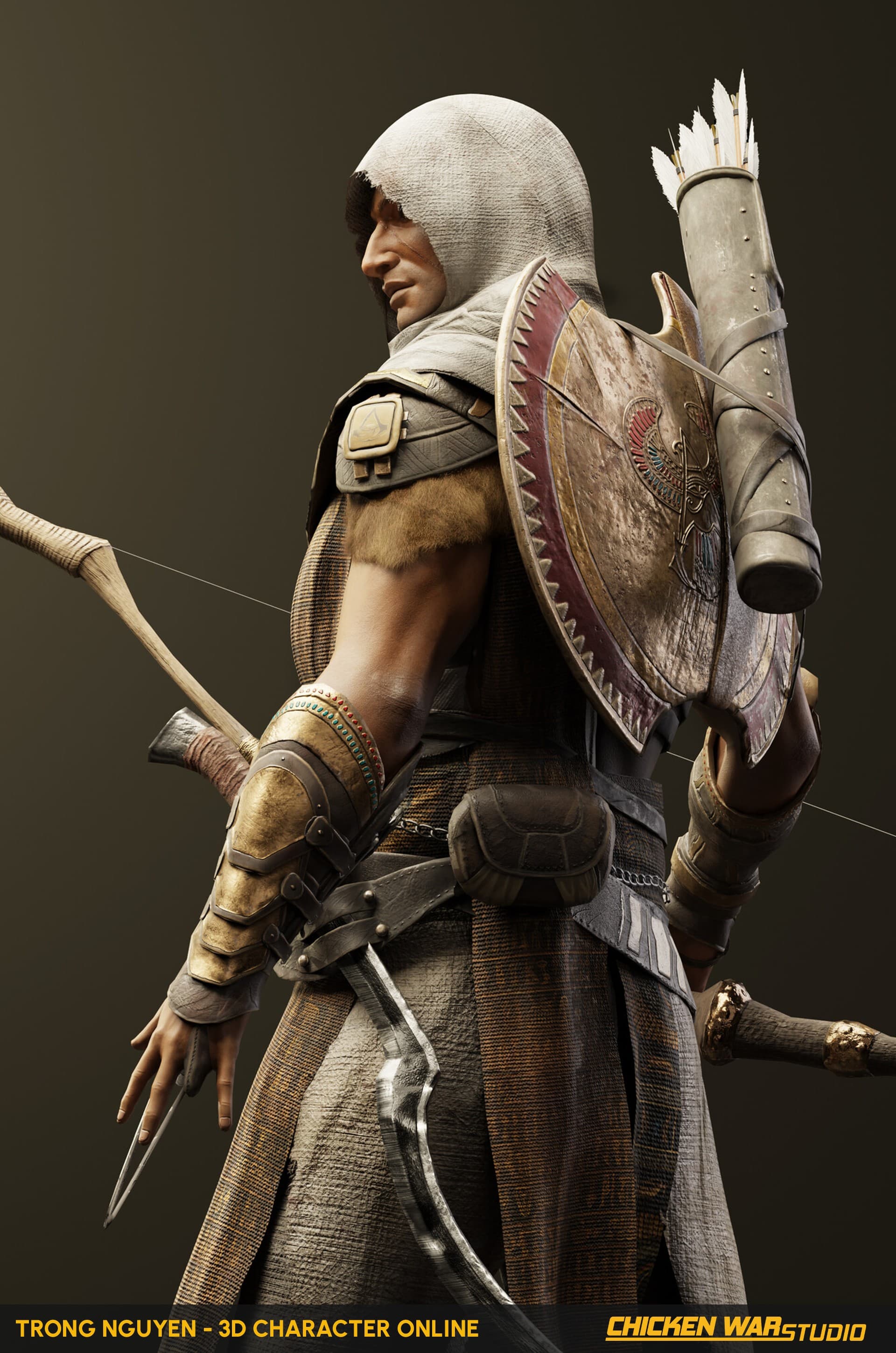 Chicken War Studio Student work, Trong Nguyen - BAYEK OF SIMA