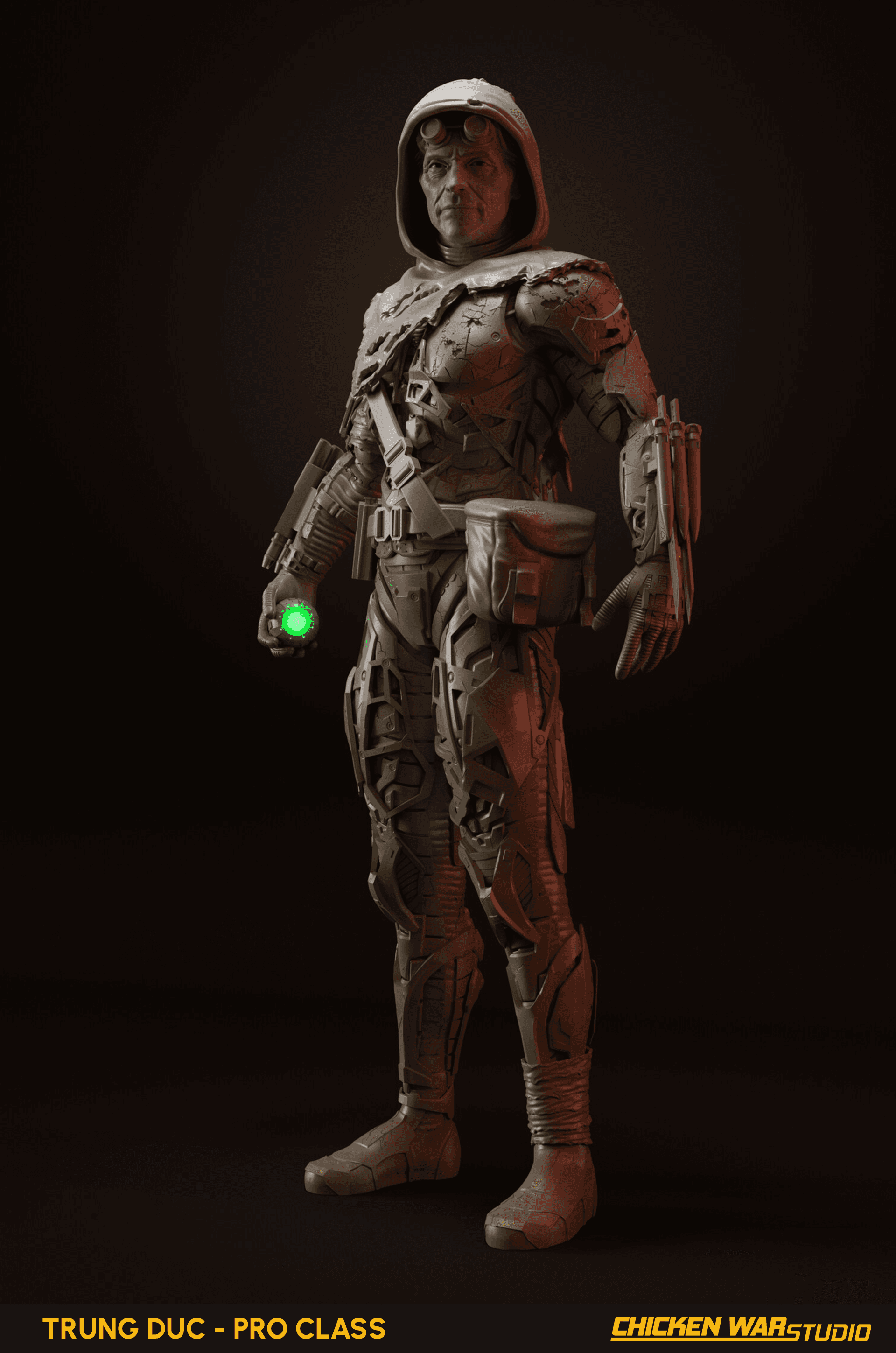 Chicken War Studio Student work, Trung Duc - Green Goblin