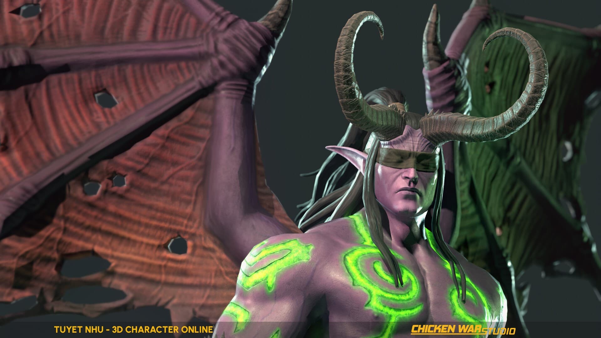Chicken War Studio Student work, Tuyet Nhu - Illidan