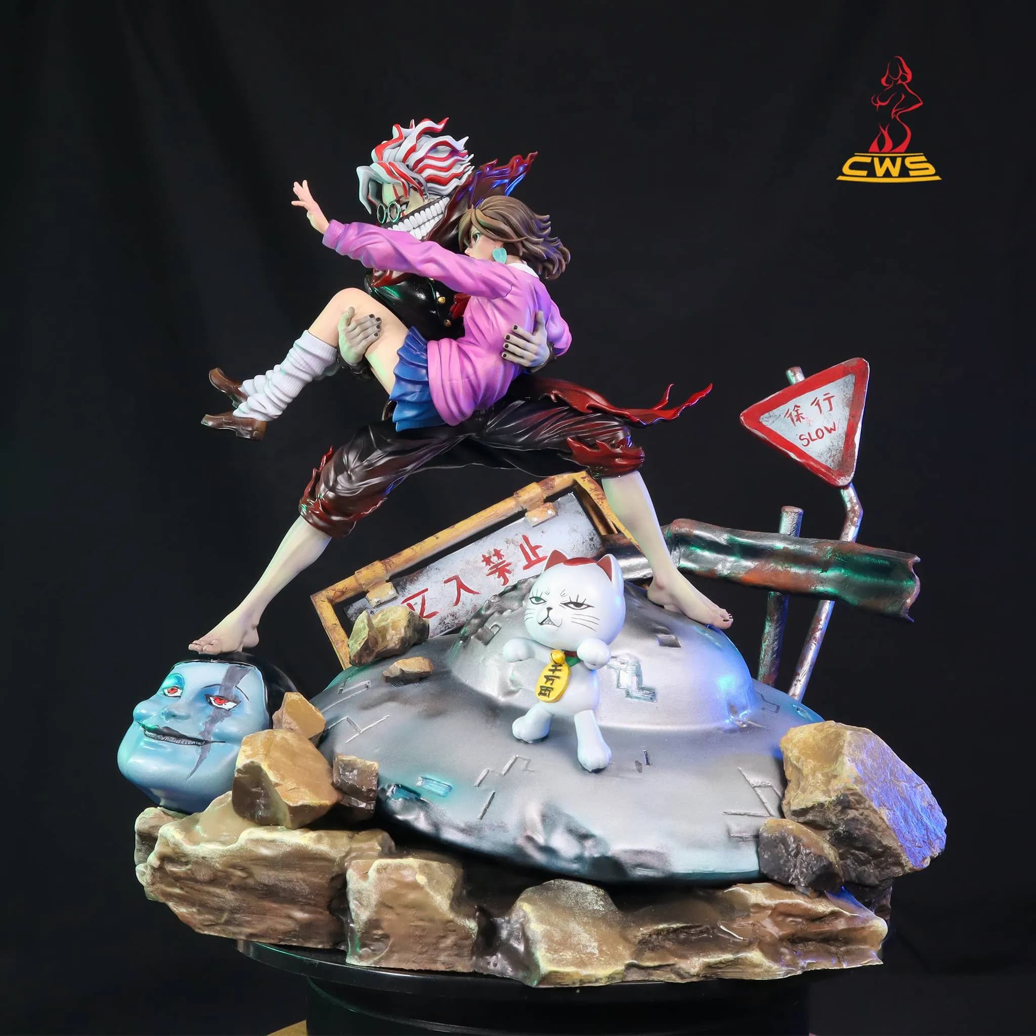 CW Studio's figure - Momo and Okarun (Dandadan)