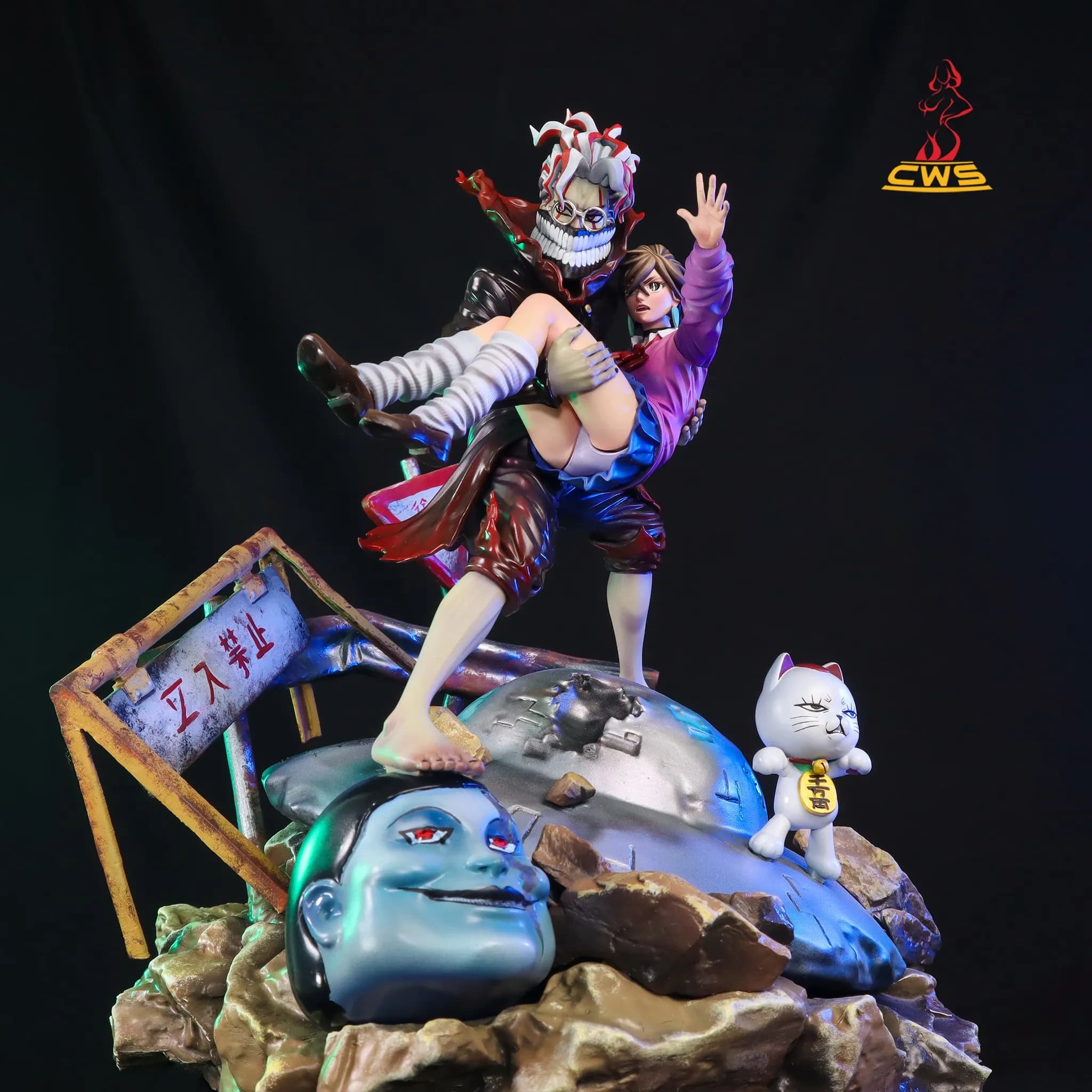CW Studio's figure - Momo and Okarun (Dandadan)