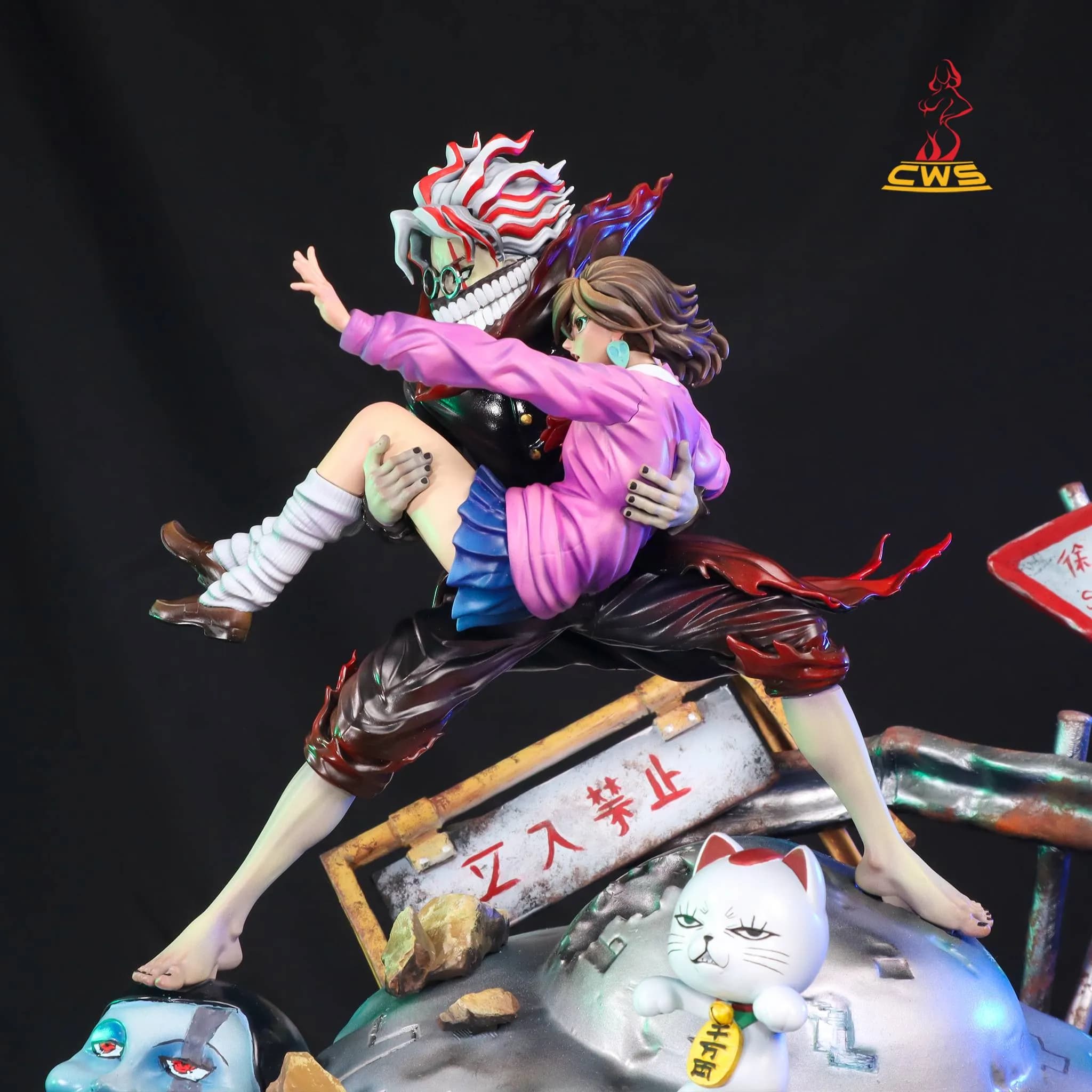 CW Studio's figure - Momo and Okarun (Dandadan)
