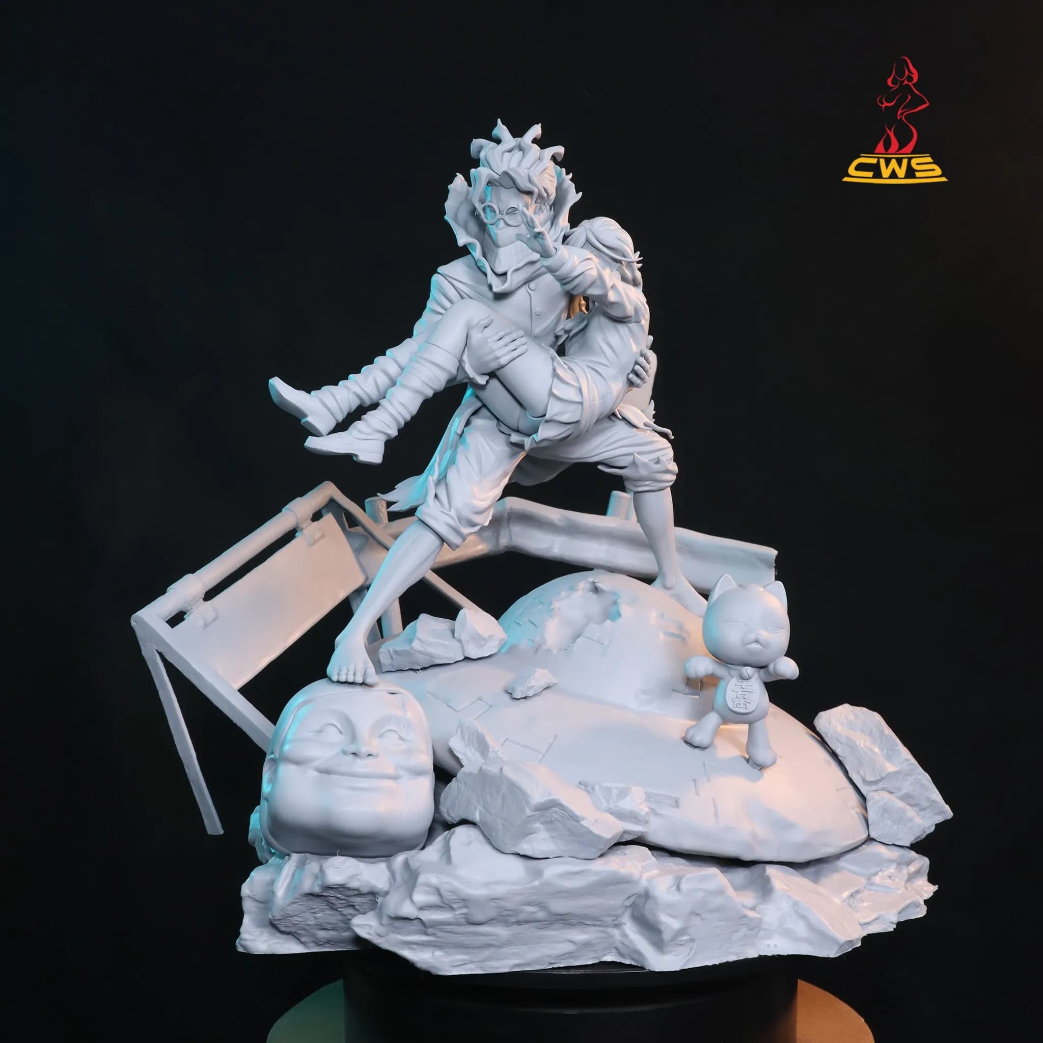 CW Studio's figure - Momo and Okarun (Dandadan)
